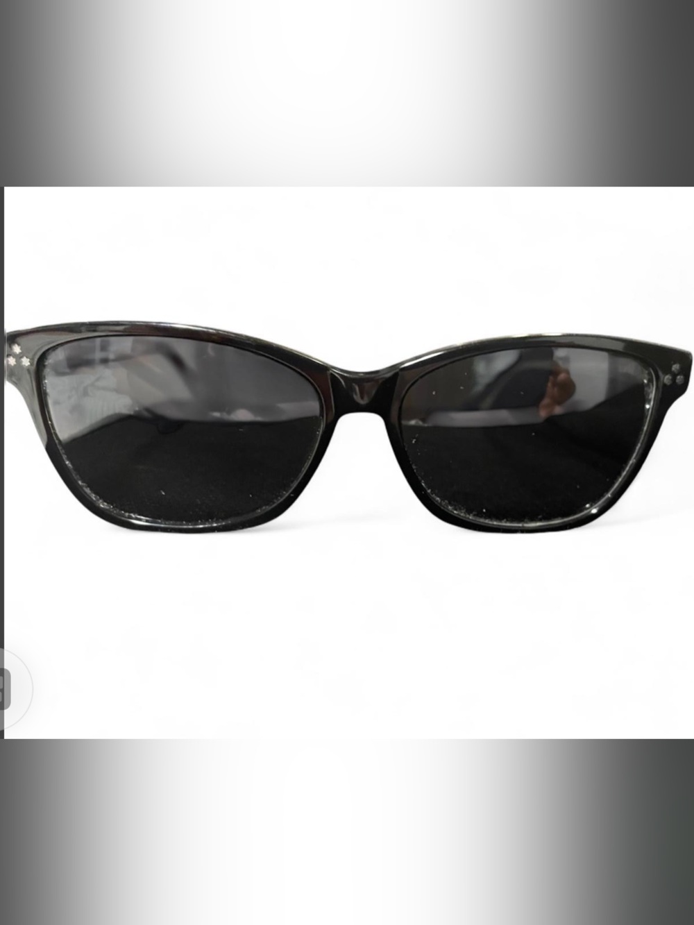 LYNX- Classic Black Cat-Eye Women's Sunglasses - Picture 5 of 5
